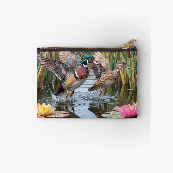 Item preview, Origami Wood Ducks in Cattail Pond designed and sold by Tridentulus.