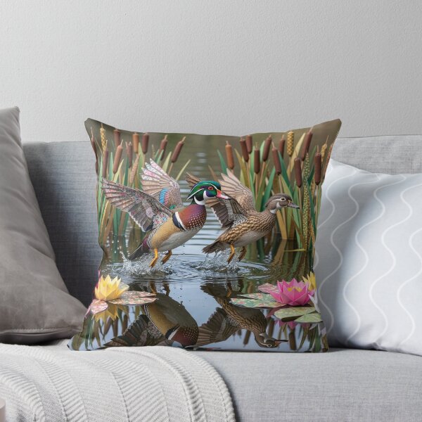 Item preview, Origami Wood Ducks in Cattail Pond designed and sold by Tridentulus.