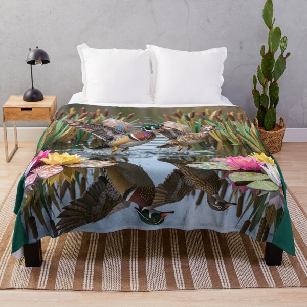 Item preview, Origami Wood Ducks in Cattail Pond designed and sold by Tridentulus.