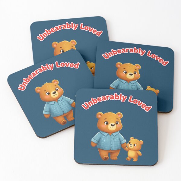 Item preview,  Unbearably Loved Cute Bear Dad Joke designed and sold by Dakson Design - Fantasy Art.