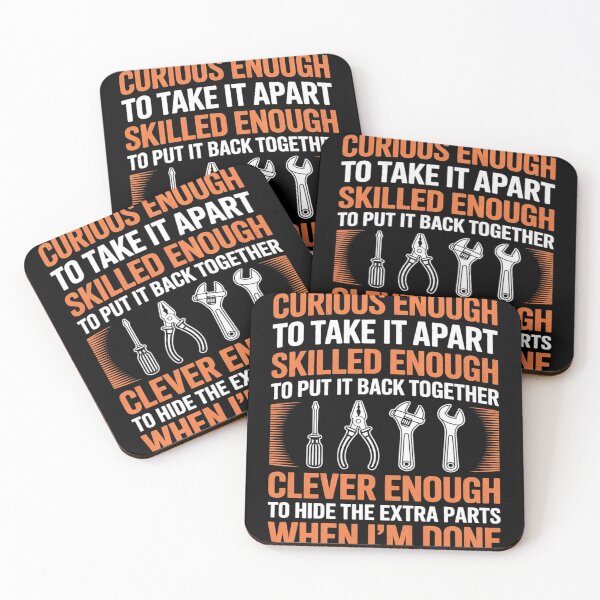 Item preview, Curious Enough To Take It Apart Car Auto Garage Mechanic Men  designed and sold by KotexTemu.