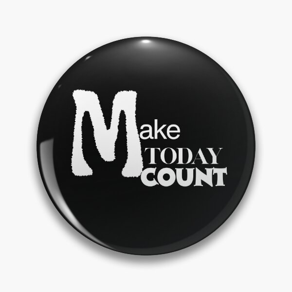 Item preview, Make Today Count – Daily Motivation Minimal Typography Design designed and sold by AdicretorDesign.