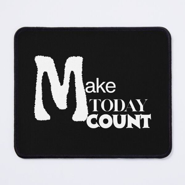 Item preview, Make Today Count – Daily Motivation Minimal Typography Design designed and sold by AdicretorDesign.