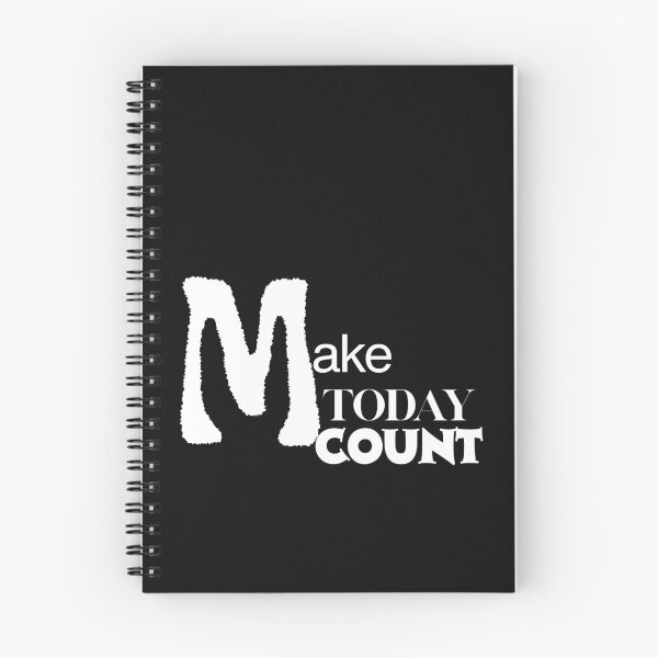 Item preview, Make Today Count – Daily Motivation Minimal Typography Design designed and sold by AdicretorDesign.