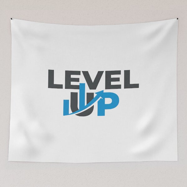 Item preview, BEST SELLER Level Up Motivation USA designed and sold by Gilded Dreams.