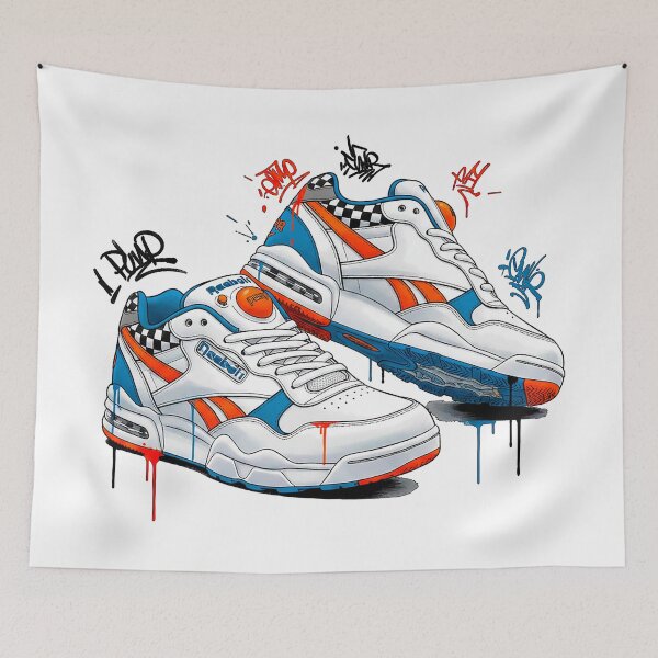Item preview, Retro Power: Sneakers that Breathe Style designed and sold by RICAMTP.