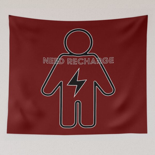 Item preview, Need Recharge – Low Energy Human Icon designed and sold by ChernivtsiSkoda.