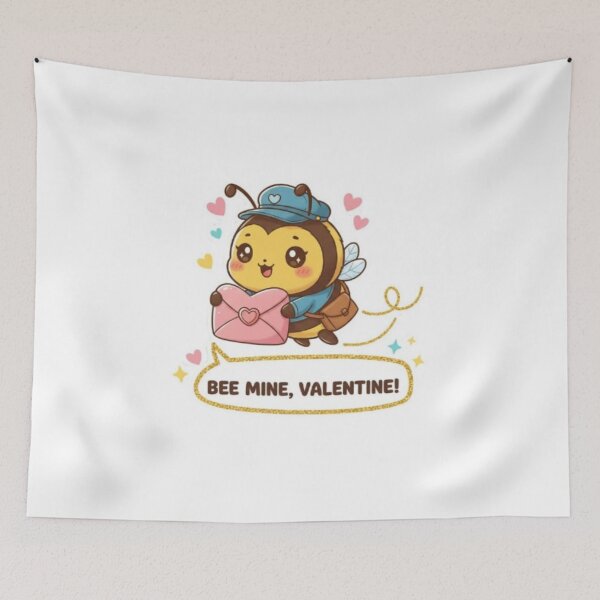 Item preview, Be Mine Valentine - Cute Bumblebee Love Illustration designed and sold by sma44.