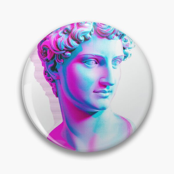 Item preview, Retro-Futuristic Statue in Neon Hues designed and sold by Wonderful Designs.