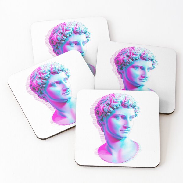 Item preview, Retro-Futuristic Statue in Neon Hues designed and sold by Wonderful Designs.