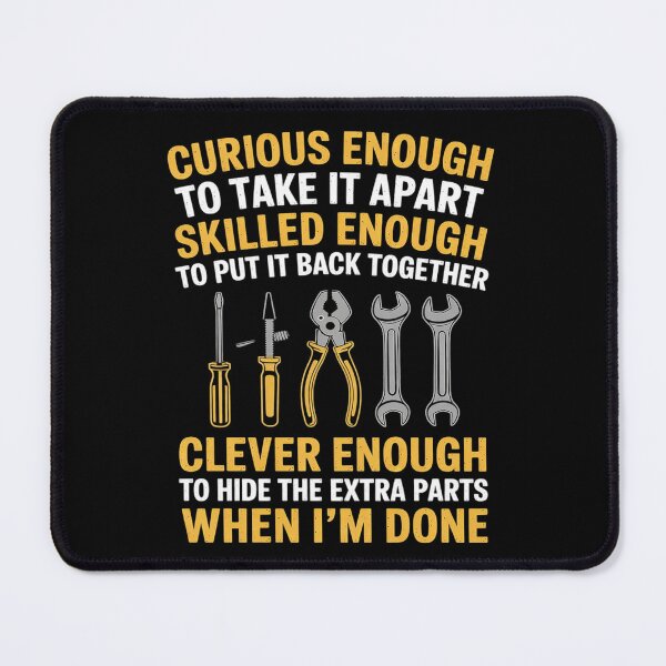 Item preview, Curious Enough To Take It Apart Car Auto Garage Mechanic Men2  designed and sold by KotexTemu.