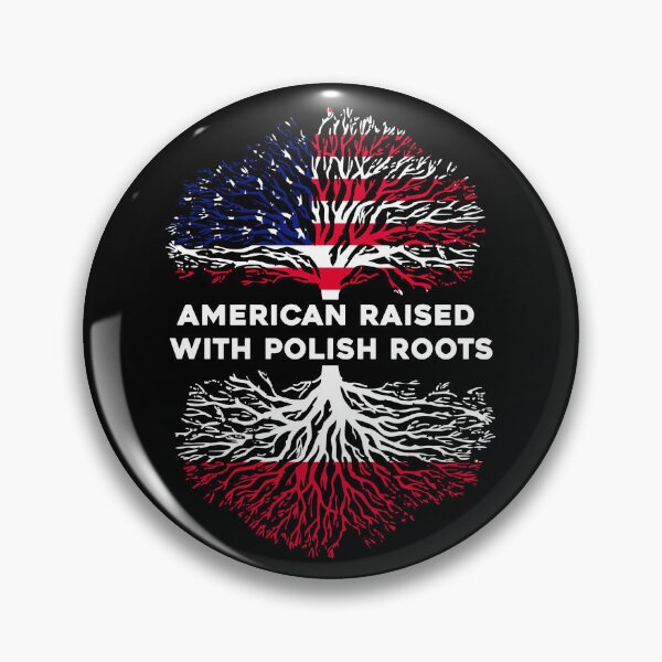 Item preview, American Raised with Polish Roots – Polish American Heritage T-Shirt designed and sold by Suzy Perez Art.