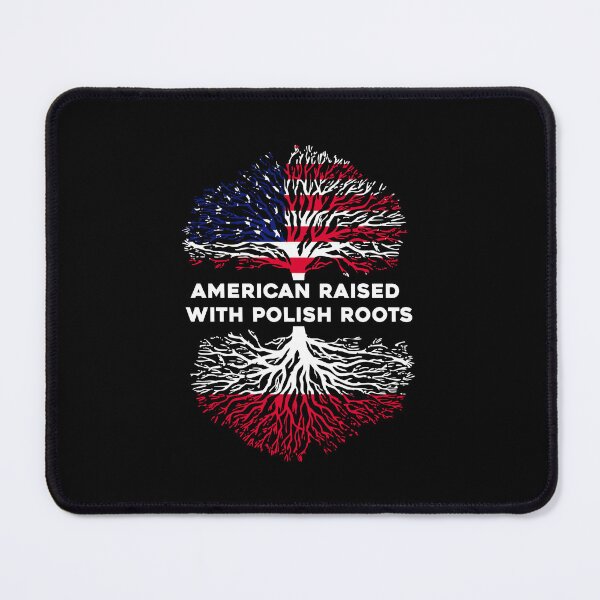 Item preview, American Raised with Polish Roots – Polish American Heritage T-Shirt designed and sold by Suzy Perez Art.