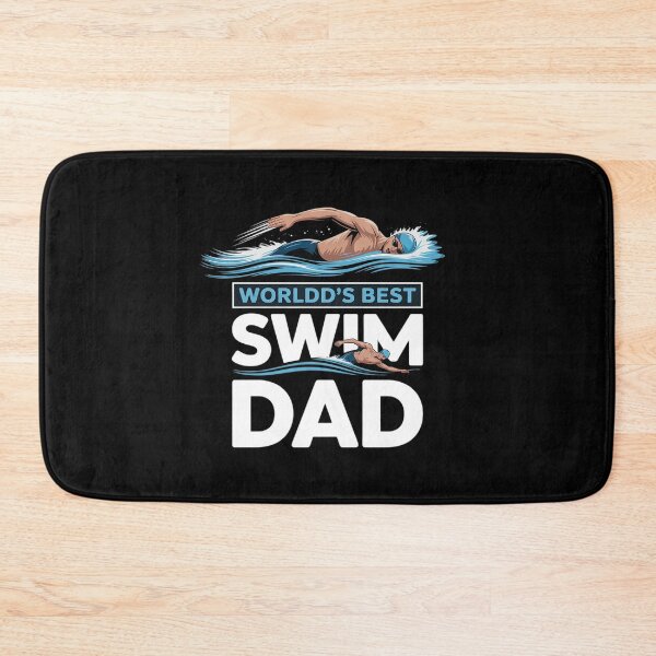 Item preview, World's Best Swim Dad Funny Swimmer Father designed and sold by VerseFarm.