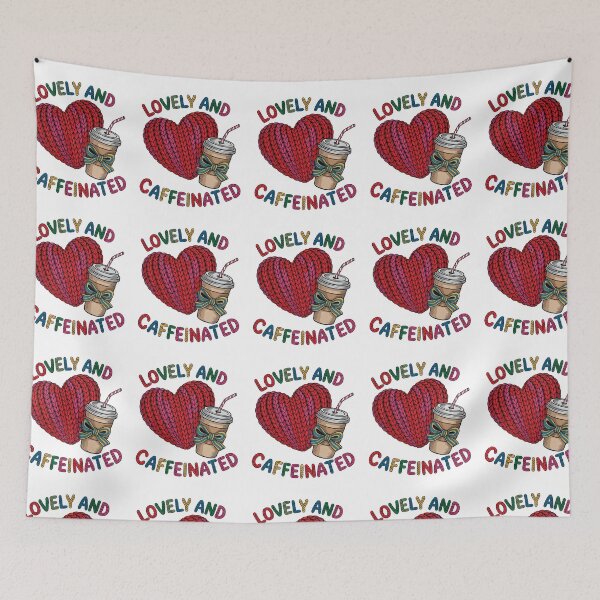 Item preview, Lovely and Caffeinated Coffee Heart Design designed and sold by LunaPixelStudio.