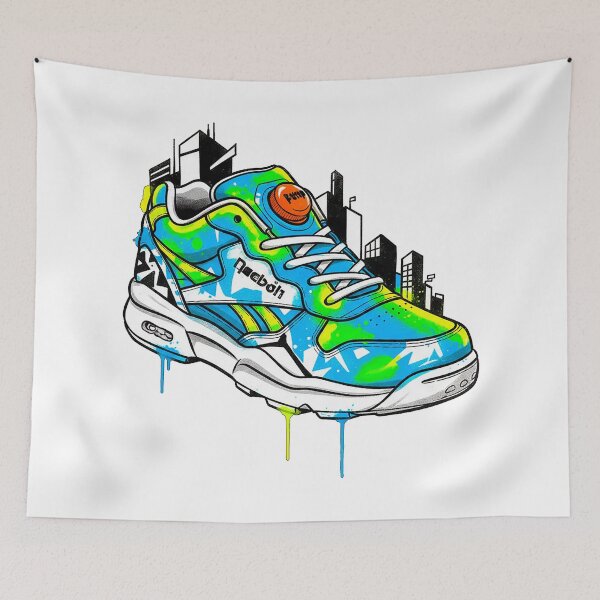 Item preview, Retro Power: Sneakers that Breathe Style designed and sold by RICAMTP.