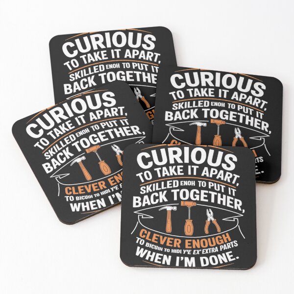 Item preview, Curious Enough to Take it Apart Car Funny Garage Mechanic  designed and sold by KotexTemu.