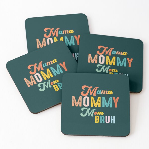 Item preview, Mama Mommy Mom Bruh Mommy And Me Mom Matching Gift Mother_s Day Letter Print I Went from Mama to Mom designed and sold by ringeGeek.