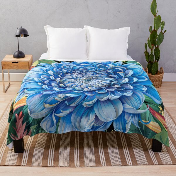 Item preview, wild flower Blue Chrysanthemum designed and sold by forlymons.