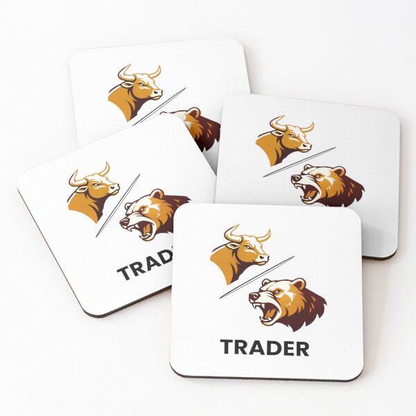 Item preview, Bull and Bear Market Trader Financial Investment Art designed and sold by Ez-Trader-101.