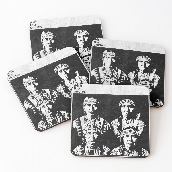 Item preview, With the Uncles – Vintage Family Parody Artwork designed and sold by Eyanosa Native Design.