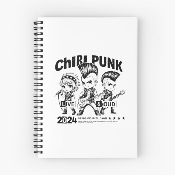 Item preview, Chibi Punk Rock Band — Cute Mohican Musician Illustration: Live and Loud 2024 designed and sold by Colorful-Garden.