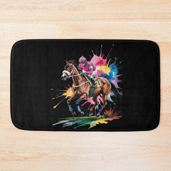 Item preview, Colorful Jockey Girl on Womens Horse Racing  designed and sold by VerseFarm.