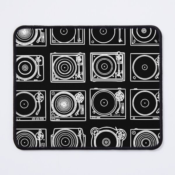 Item preview, The Turntables might wobble but they won't fall down - In White Ink designed and sold by Kathunk Designs.
