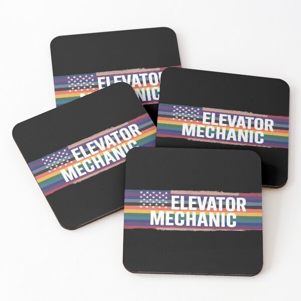 Item preview, Elevator Mechanic United States Rainbow w US Flag  designed and sold by KotexTemu.