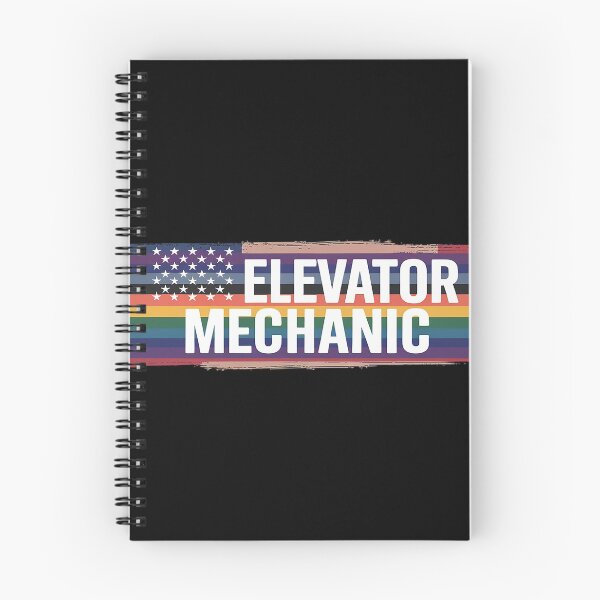 Item preview, Elevator Mechanic United States Rainbow w US Flag  designed and sold by KotexTemu.