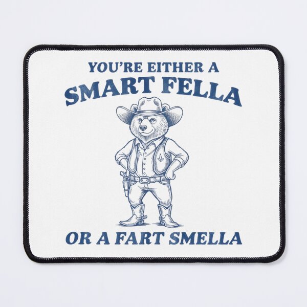 Item preview, Are You A Smart Fella Or Fart Smella Vintage Style Shirt, Vintage T-Shirt, Retro Funny Bear Shirt, Bear Meme  designed and sold by THREE LITTLE BEANS.