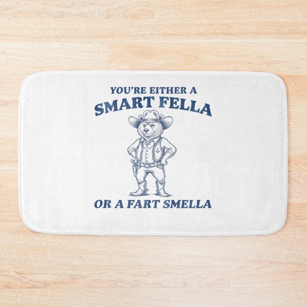 Item preview, Are You A Smart Fella Or Fart Smella Vintage Style Shirt, Vintage T-Shirt, Retro Funny Bear Shirt, Bear Meme  designed and sold by THREE LITTLE BEANS.