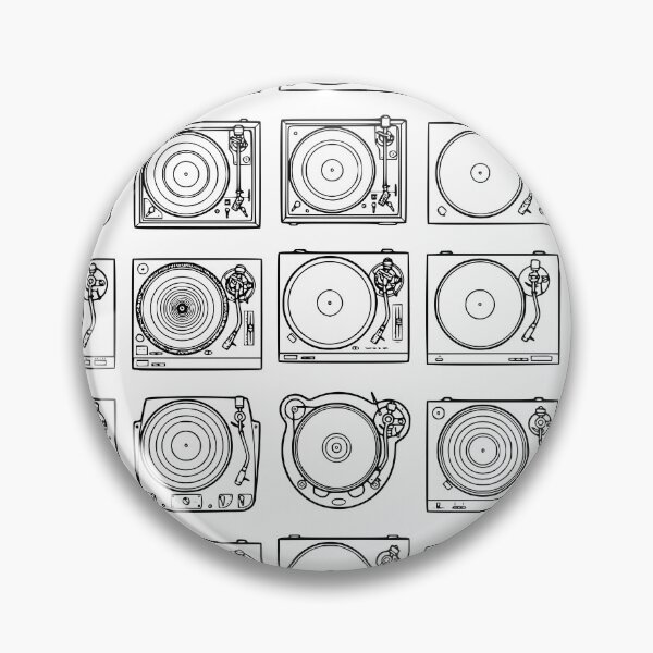Item preview, The Turntables might wobble but they won't fall down - In Black Ink designed and sold by Kathunk Designs.