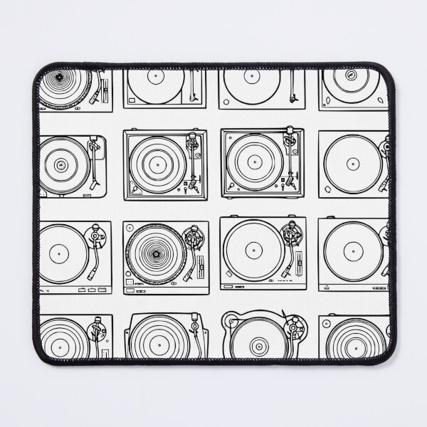 Item preview, The Turntables might wobble but they won't fall down - In Black Ink designed and sold by Kathunk Designs.