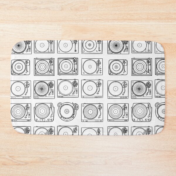 Item preview, The Turntables might wobble but they won't fall down - In Black Ink designed and sold by Kathunk Designs.