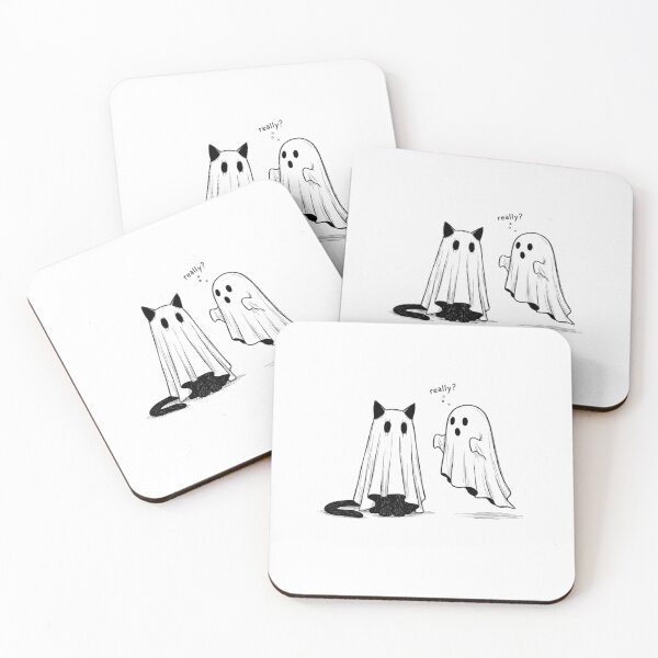 Item preview, Really? – Funny Ghost Reaction Illustration designed and sold by aaljone007.