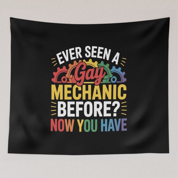 Item preview, Ever Seen A Gay Mechanic Before LGBTQ Gay Pride  designed and sold by KotexTemu.