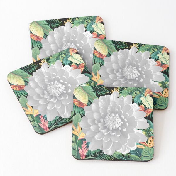Item preview, wild flower white Chrysanthemum designed and sold by forlymons.