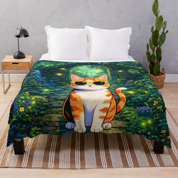 Item preview, Cosmic Cat in the Secret Garden designed and sold by Dominik1994.
