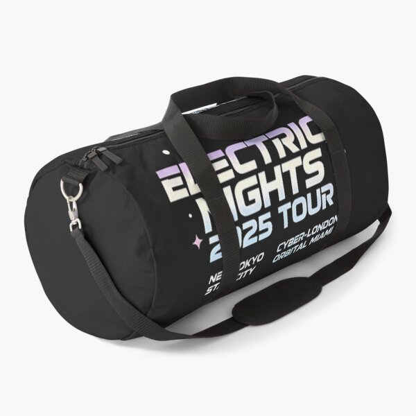 Item preview, Electric Nights 2025 Tour Aesthetic Cyberpunk Synthwave T-Shirt designed and sold by ZyxDes.