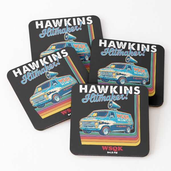Item preview, Vintage Retro Hawkins Wsqk The Squawk 945 Fm designed and sold by IrinaVeradeLeal.