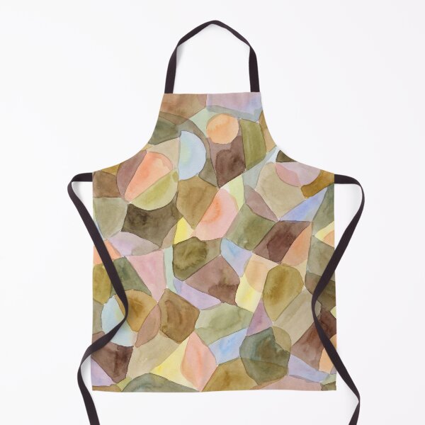 Item preview, Cozy Earthy Watercolor Patchwork Abstract Print – Calming Boho Wall Art Canvas, Modern Minimalist Decor Trending India designed and sold by AbstractAuraArt.
