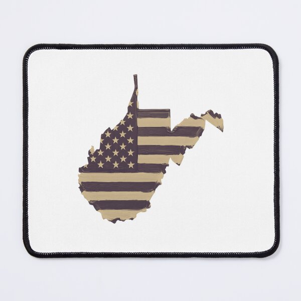 Item preview, West Virginia State Vintage Stars & Stripes – Brown and Gold designed and sold by Paper Drip.