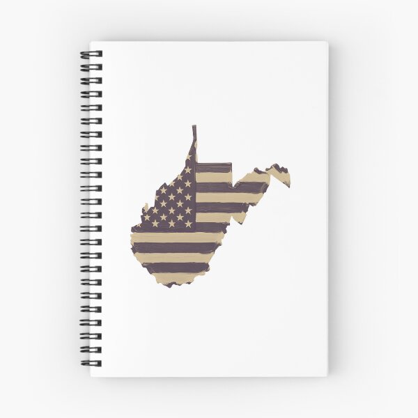 Item preview, West Virginia State Vintage Stars & Stripes – Brown and Gold designed and sold by Paper Drip.