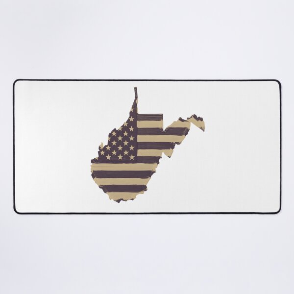 Item preview, West Virginia State Vintage Stars & Stripes – Brown and Gold designed and sold by Paper Drip.