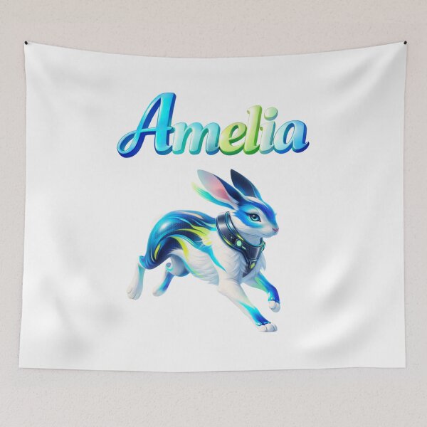 Item preview, Amelia Year of the Rabbit Eastern Zodiac Harmony Grace Design designed and sold by AlexLineArt.