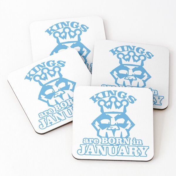 Item preview, Kings Are Born in January – Birthday Crown Typography Design designed and sold by TipTop GFX.