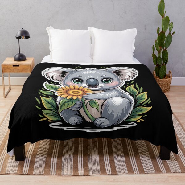 Item preview, cottagecore animal - woodland cottagecore - sunflower friend - cozy forest art - rustic botanical - moody cute - midnight cute animal, black - botanical animal - floral wildlife designed and sold by JansenGS.