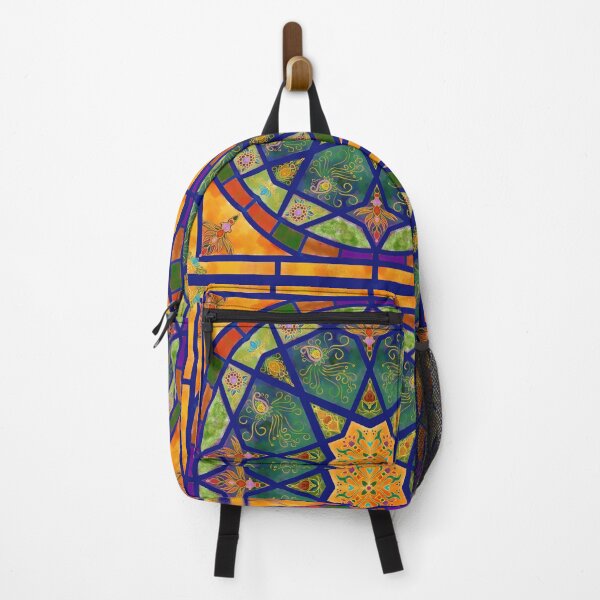 Item preview, Radiant Star Mosaic – Vibrant Stained-Glass Mandala (Illumined Edition) designed and sold by Fun In The Sun .