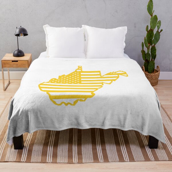 Item preview, West Virginia USA Flag Silhouette – Stars and Stripes State Outline designed and sold by Paper Drip.